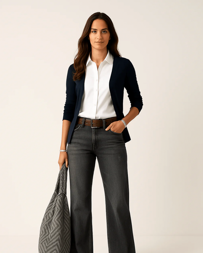 Women’s Baggy Jeans with Wide Legs | Classic Denim