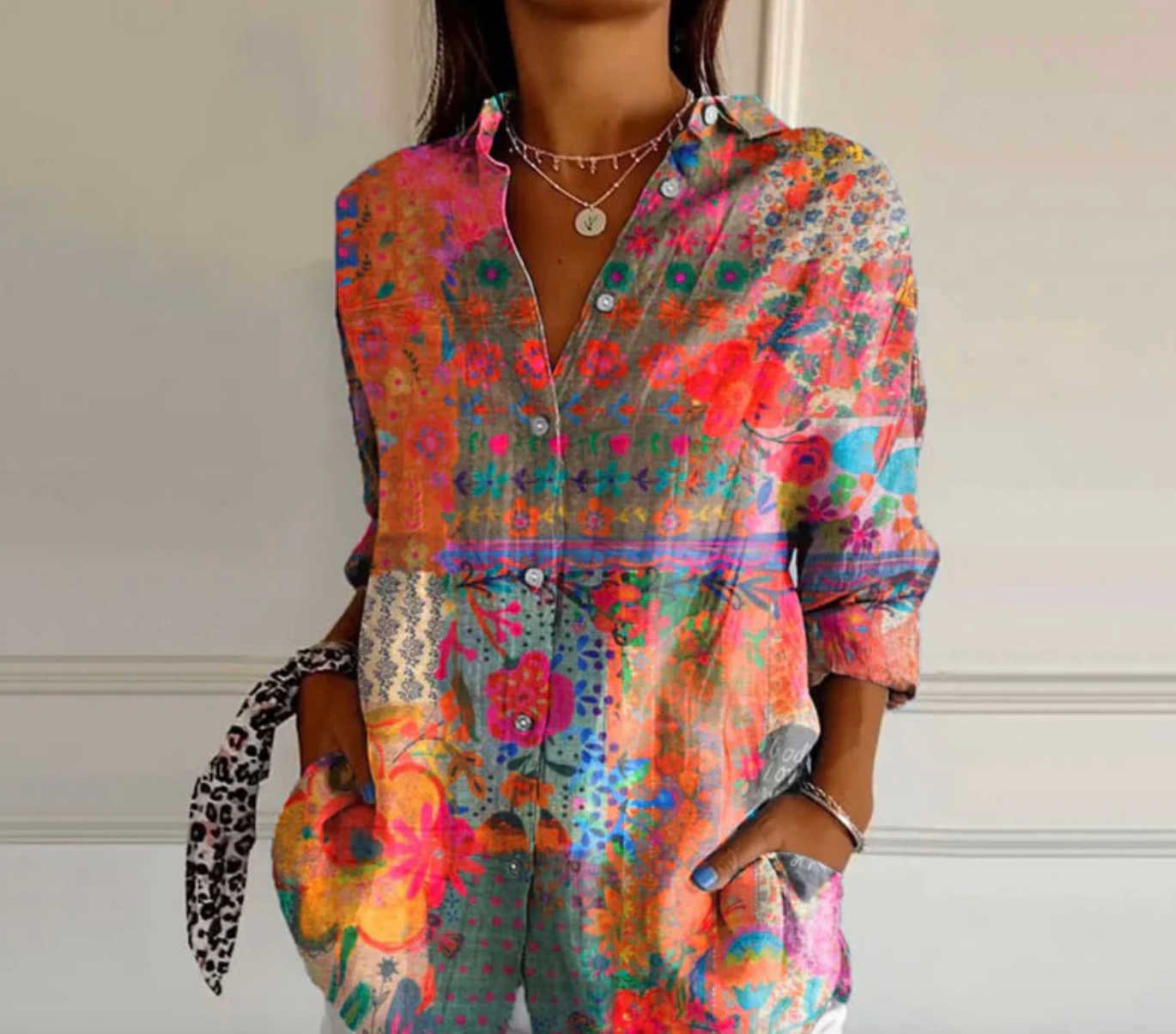 Floral Women’s Blouse | Shirt