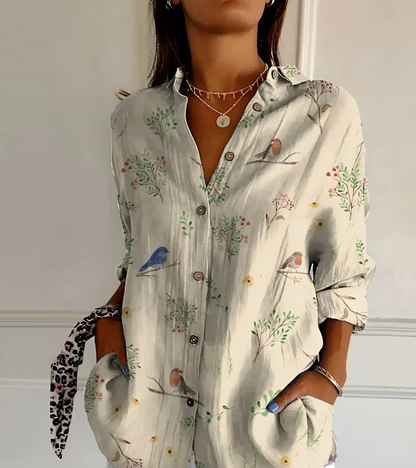 Stylish Women’s Printed Shirt | Long Sleeves