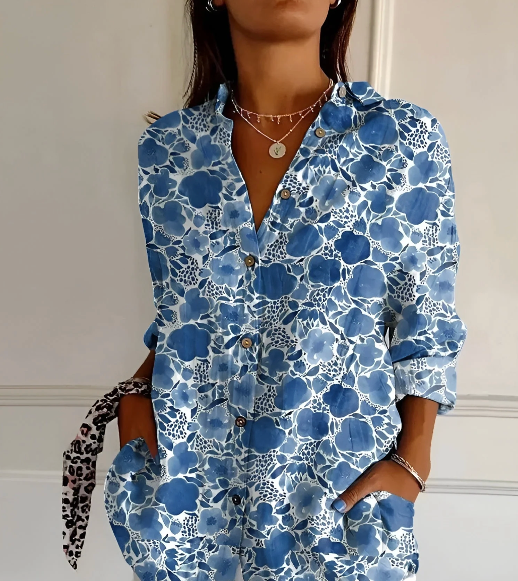 Stylish Women’s Printed Shirt | Long Sleeves