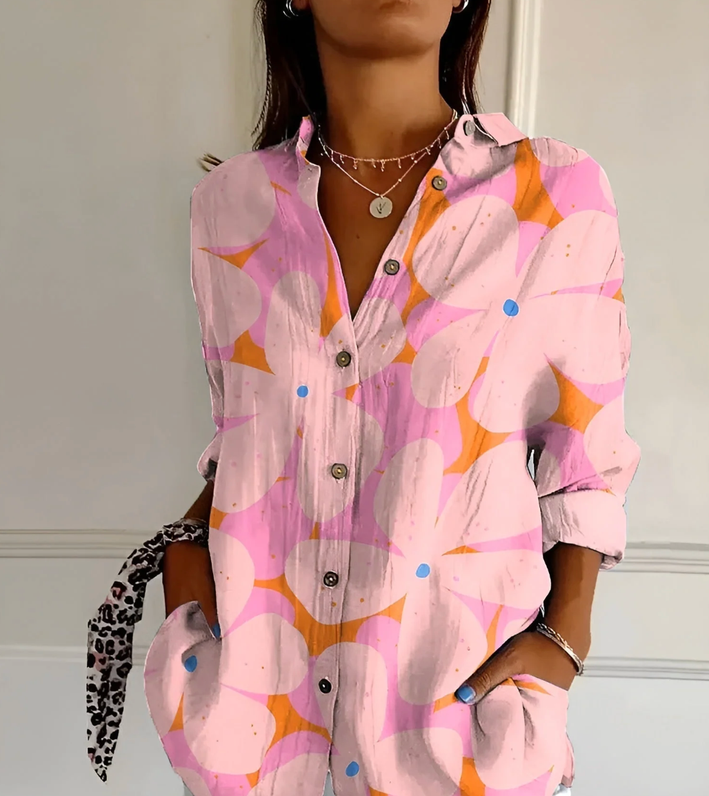 Stylish Women’s Printed Shirt | Long Sleeves