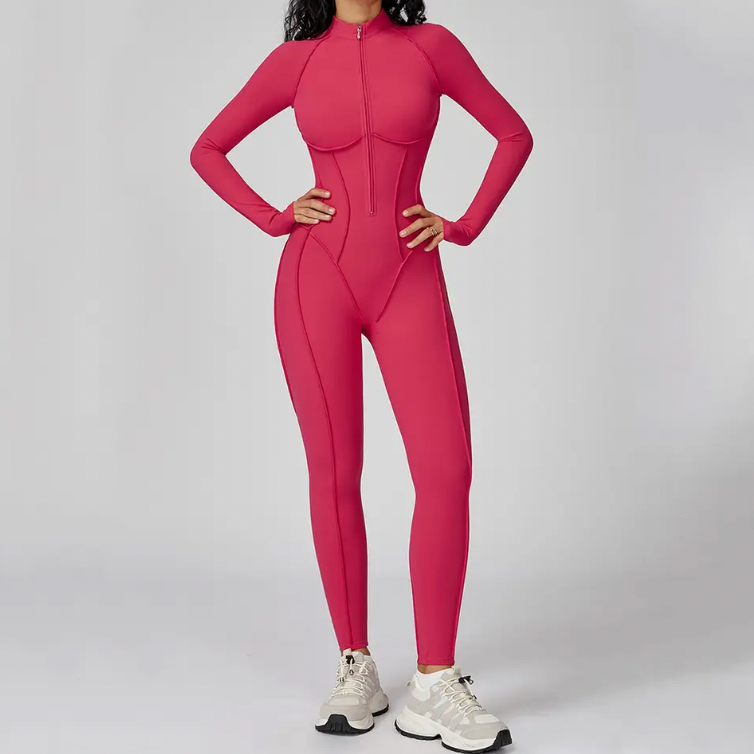 Women’s Zip-Front Gym & Yoga | Jumpsuit