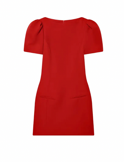 Women’s Slimming Solid Dress | with Zip & Pockets