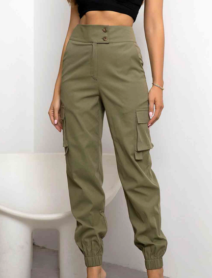 Women’s Cargo Trousers | Fabric Blend