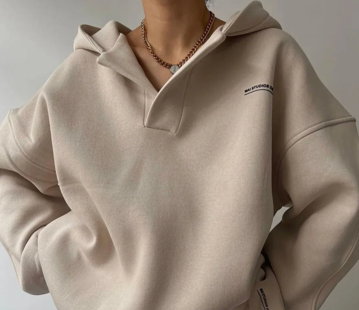 Oversized Damessweatshirt | Katoen