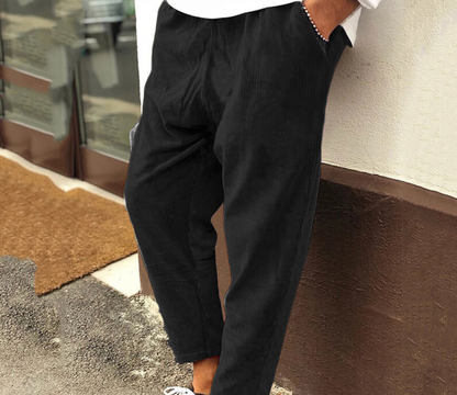 Relaxed Cotton Chinos for Men | Earth Brown