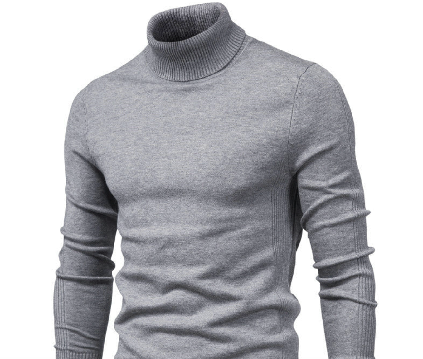 Men’s Cotton Turtleneck Sweater | Knitted Apparel