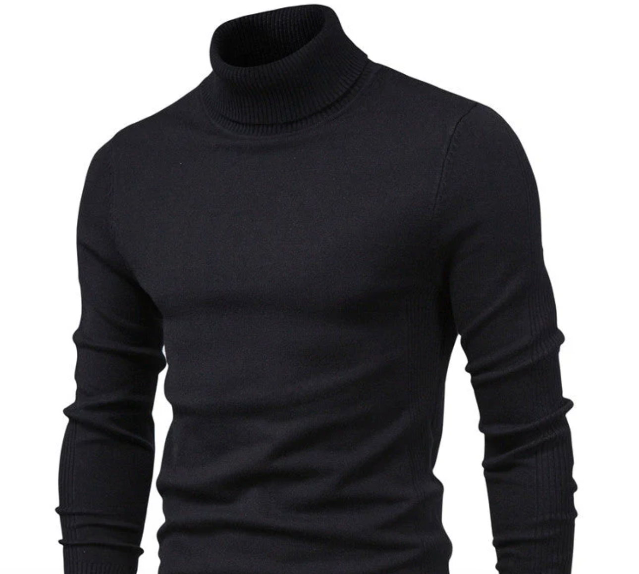 Men’s Cotton Turtleneck Sweater | Knitted Apparel