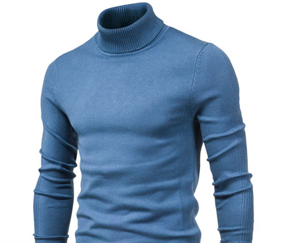 Men’s Cotton Turtleneck Sweater | Knitted Apparel