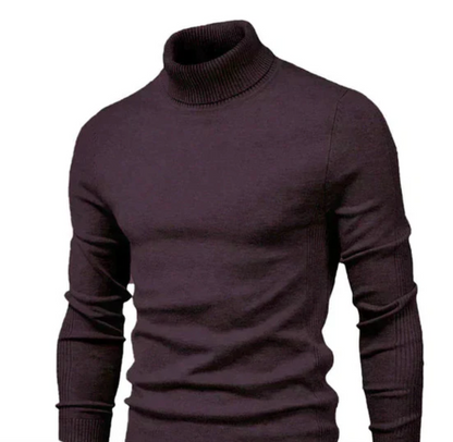 Men’s Cotton Turtleneck Sweater | Knitted Apparel