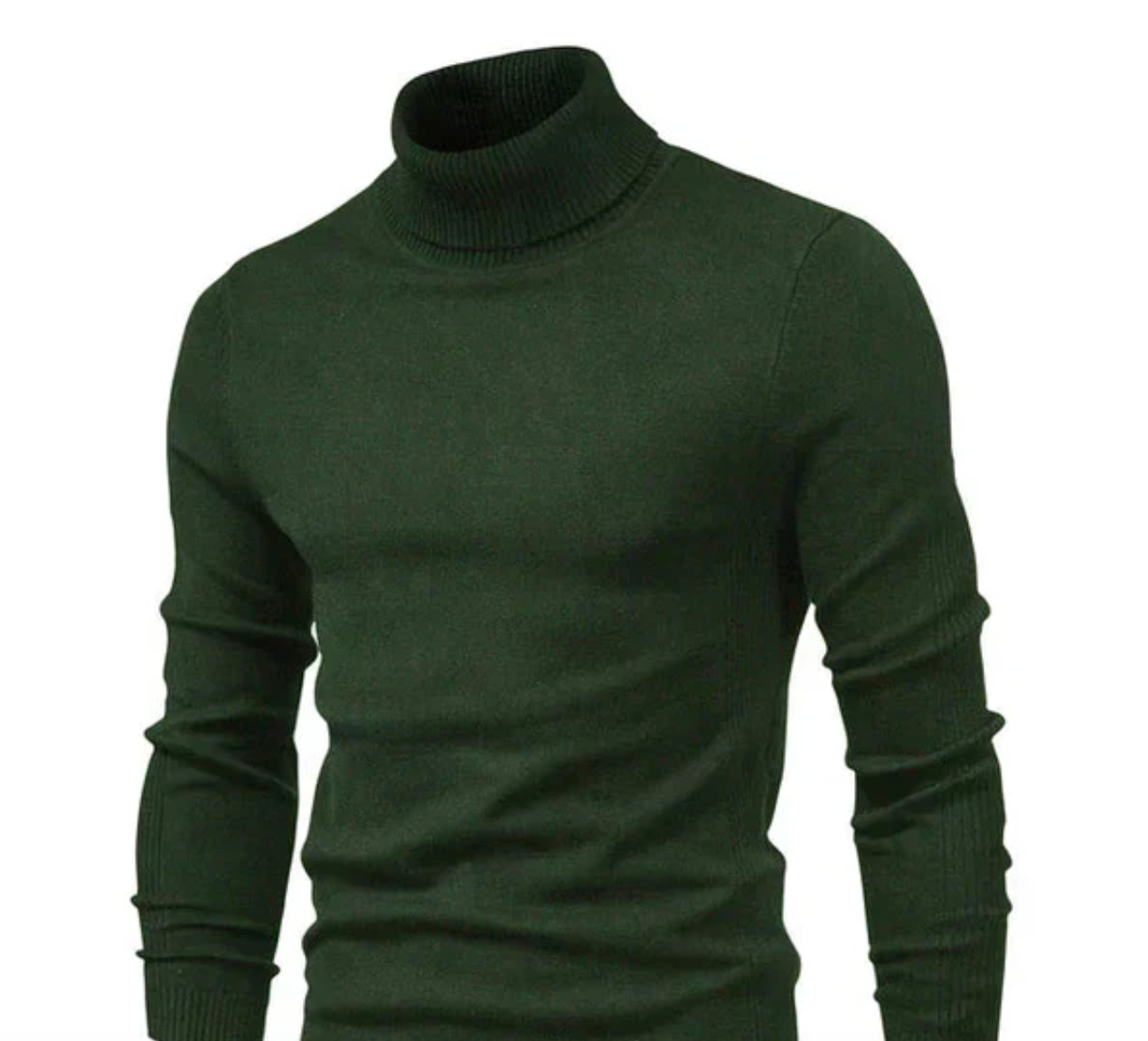 Men’s Cotton Turtleneck Sweater | Knitted Apparel