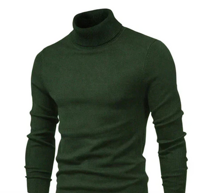 Men’s Cotton Turtleneck Sweater | Knitted Apparel