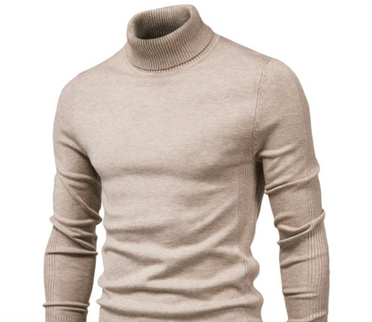 Men’s Cotton Turtleneck Sweater | Knitted Apparel