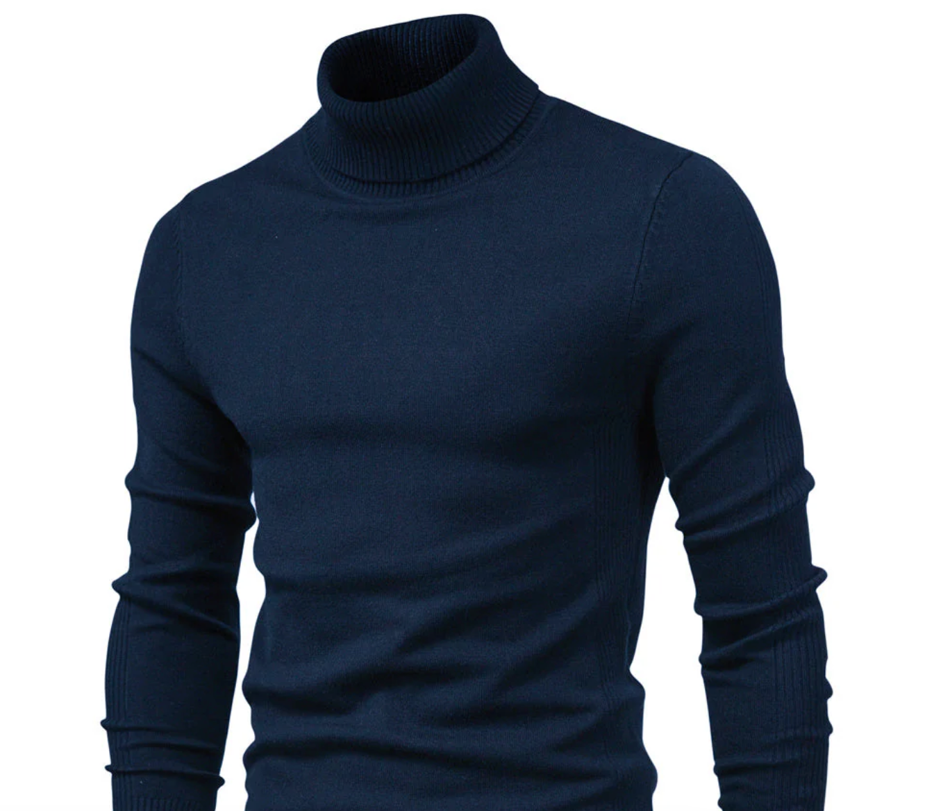 Men’s Cotton Turtleneck Sweater | Knitted Apparel