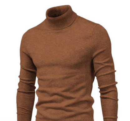 Men’s Cotton Turtleneck Sweater | Knitted Apparel