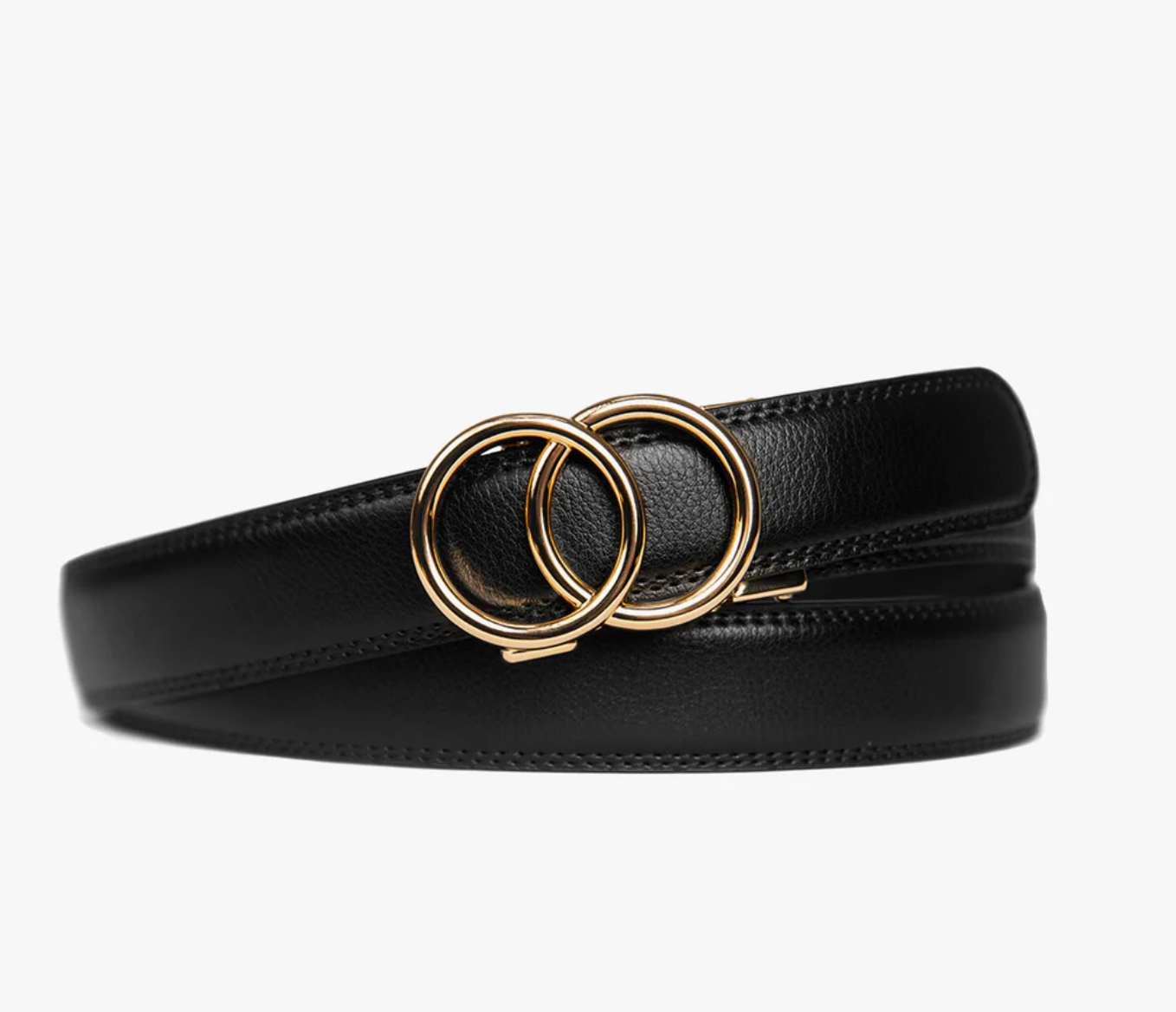 Modern Belt | Gold Buckle