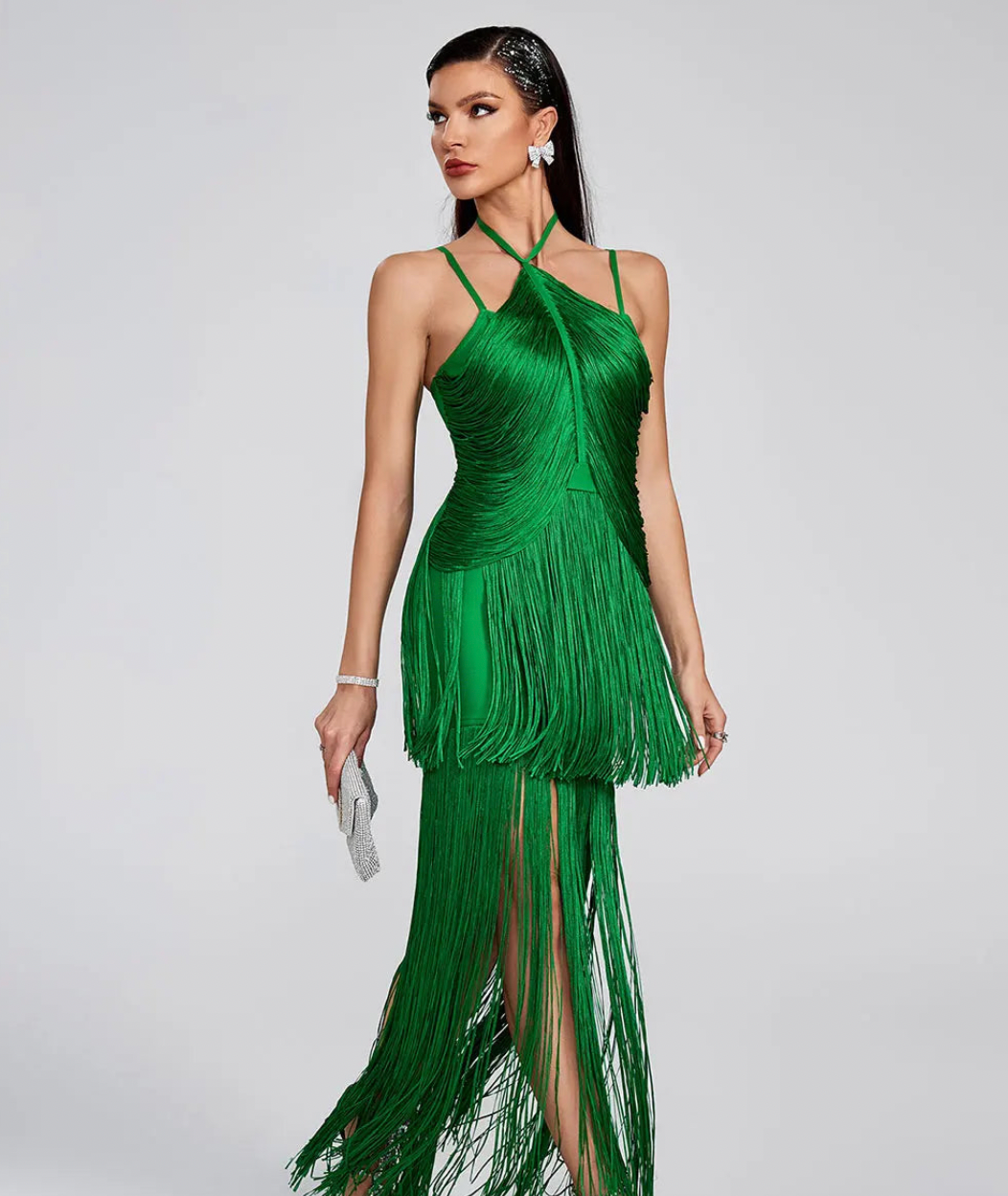 Women's Dress with Open Neckline | Sleeveless Bodycon