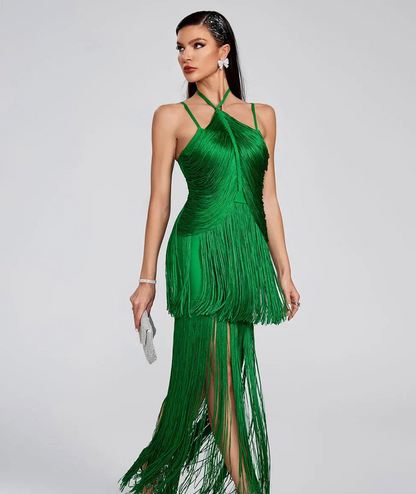 Women's Dress with Open Neckline | Sleeveless Bodycon