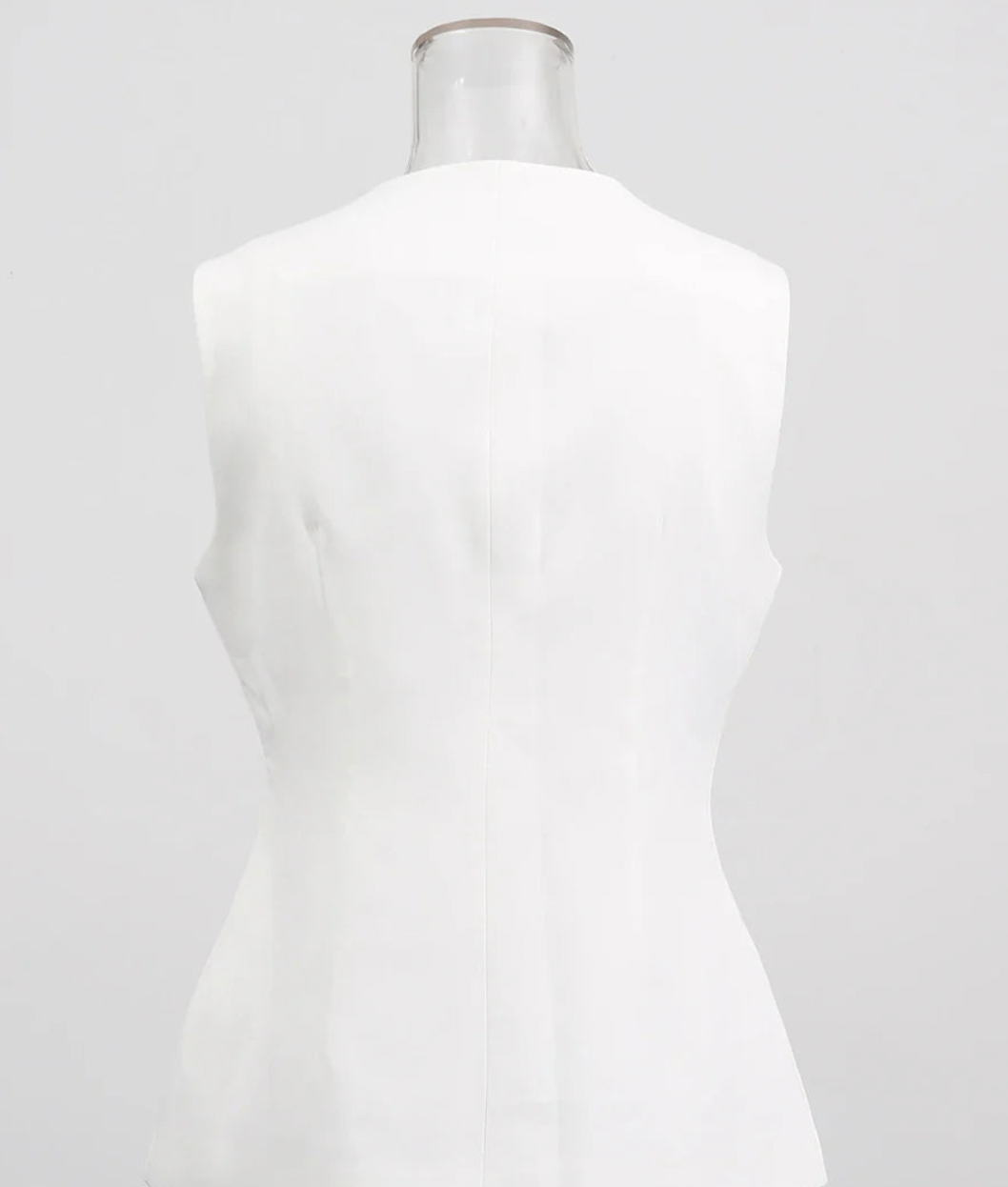 Slimming Split Vest for Women | Round Neck