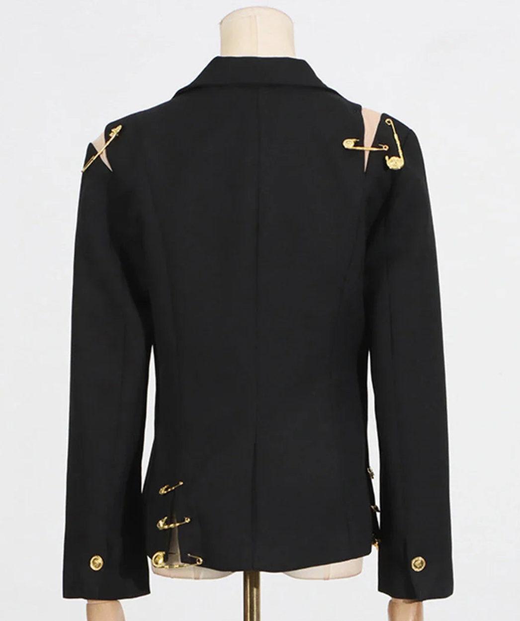 Split Work and Paperclip Details | Elegant Women's Jacket