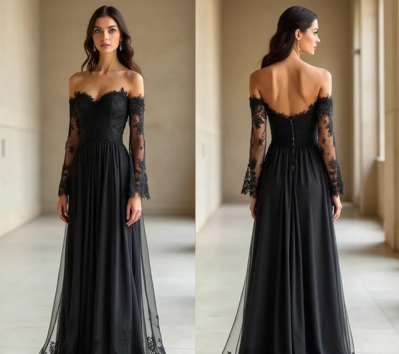 Chic Women’s Dress | Timeless Black Elegance