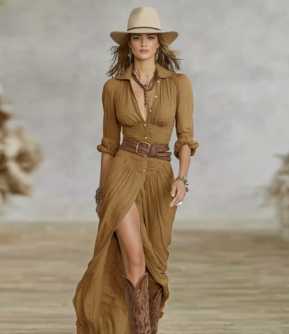 Aurrela | Elegant Pleated Dress