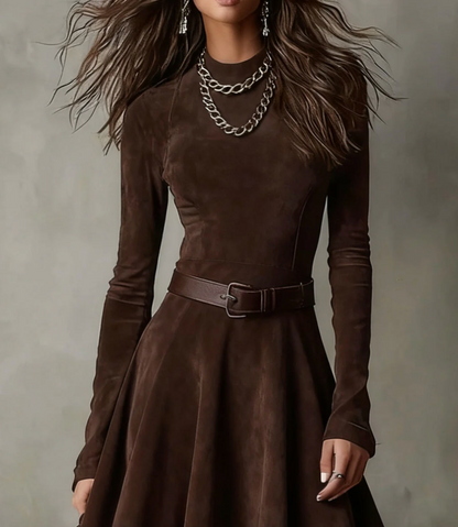 Aurrela | Vintage Suede Mini Dress