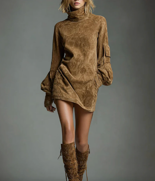 Aurrela | Vintage Suede Dress
