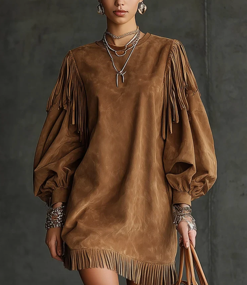 Aurrela | Suede Mini Dress
