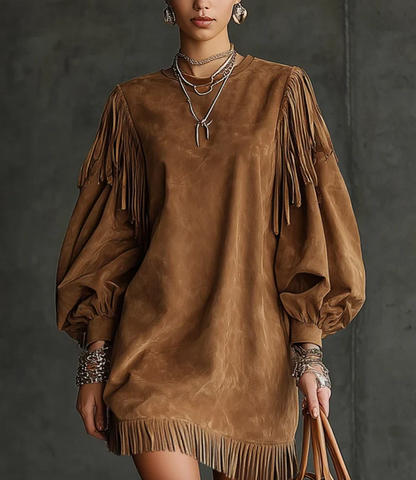 Aurrela | Suede Mini Dress