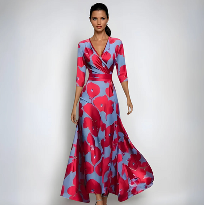 Aurrela | Sophisticated Floral Dress