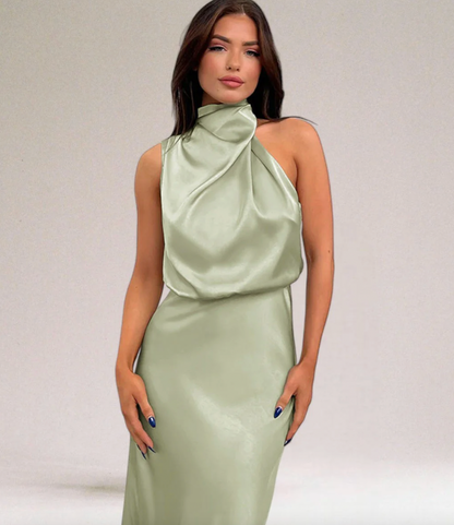 Aurrela | Elegant Satin Evening Dress