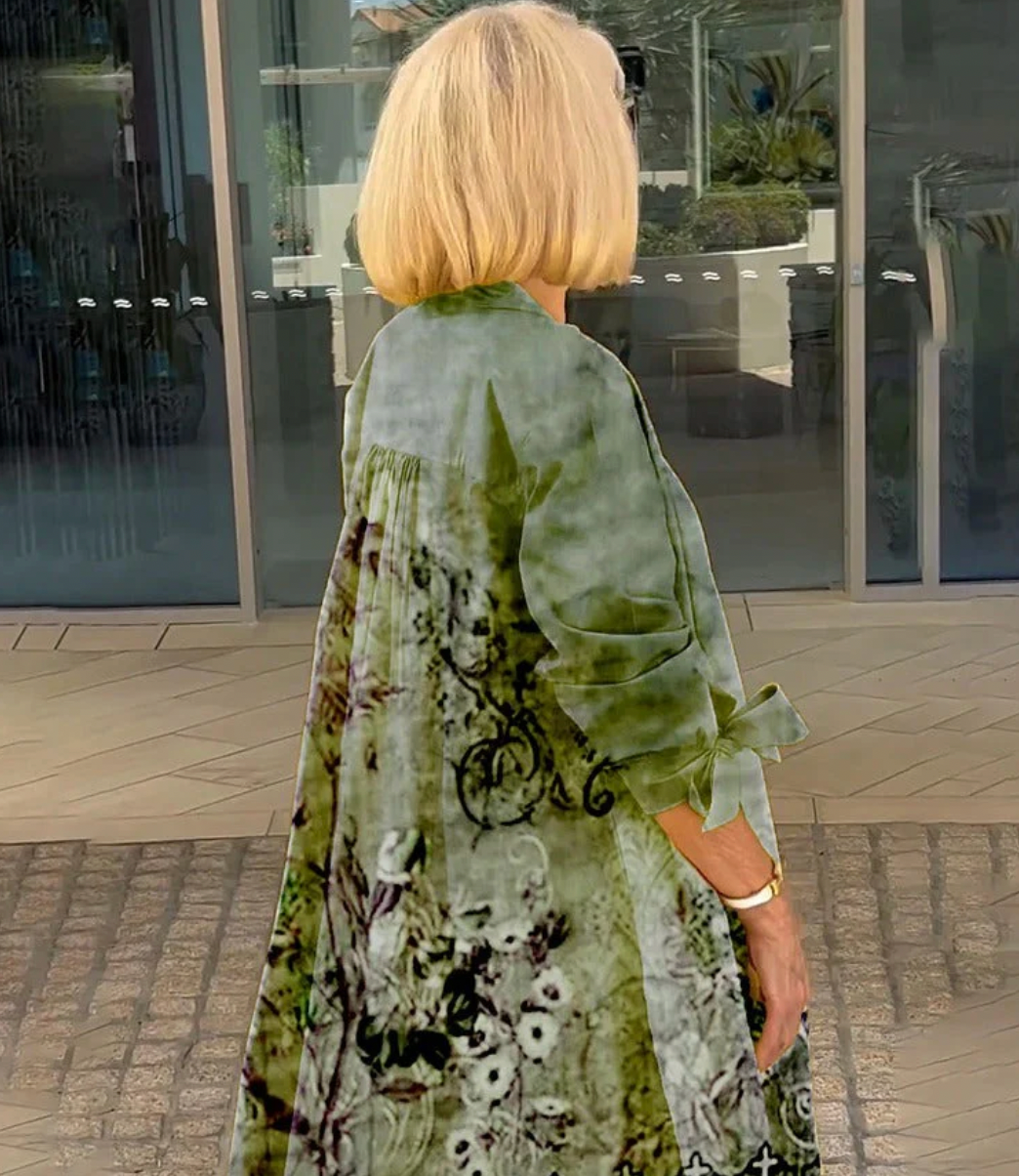 Aurrela | Elegant Floral Button Shirt