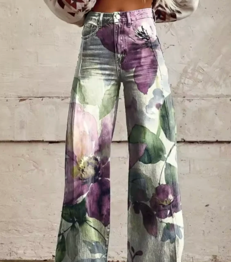 Aurrela | Vintage Bohemian Style Trousers