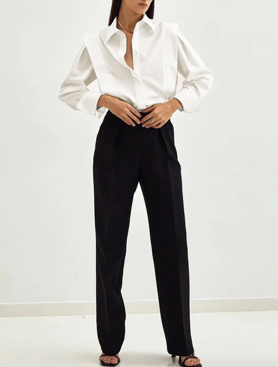 Aurrela | Classic Tailored Blouse