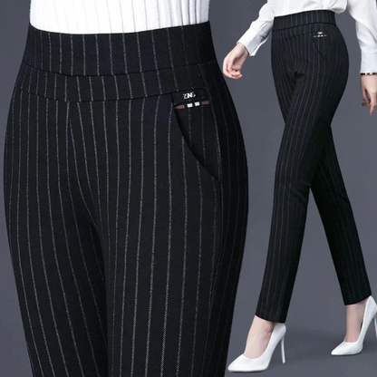 Aurrela Pants | Stylish Stretch Tailored Trousers