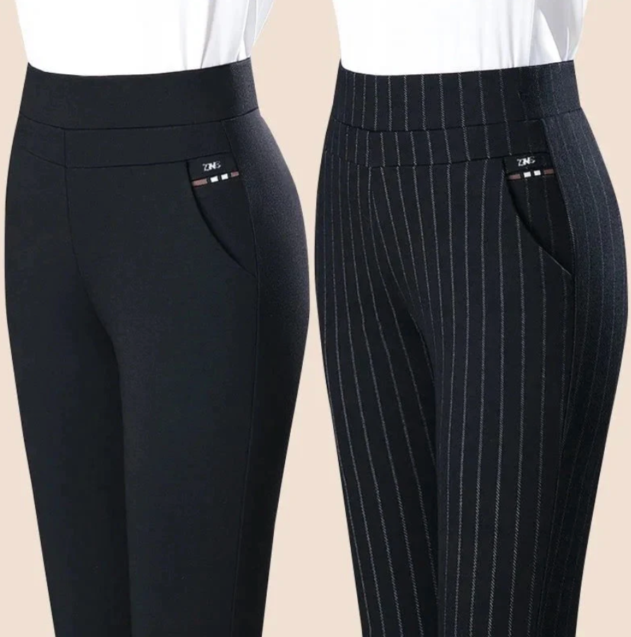 Aurrela Pants | Stylish Stretch Tailored Trousers