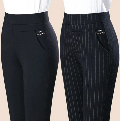 Aurrela Pants | Stylish Stretch Tailored Trousers