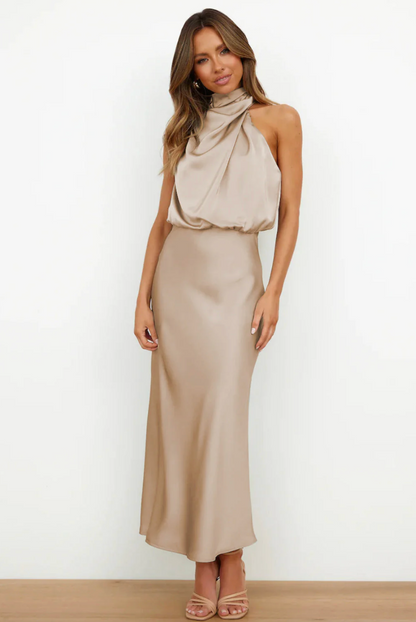 Aurrela | Silk Midi Dress