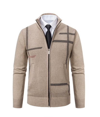 Aurrela | New Men’s Cardigan | Sand Beige