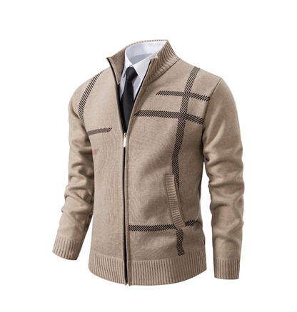 Aurrela | New Men’s Cardigan | Sand Beige