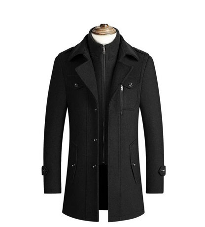 Aurrela | Prestige Overcoat in Virgin Wool | Camel