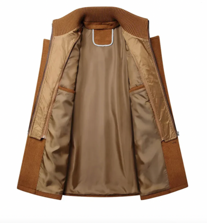 Aurrela | Prestige Overcoat in Virgin Wool | Camel