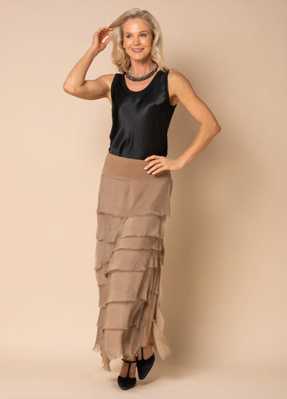 Toyah Singlet | Satin Luxe Essential