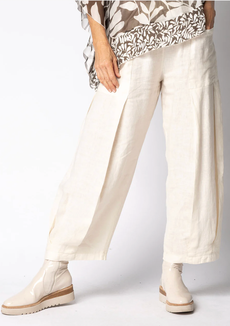 Aurrela | Linen Pants in Cream