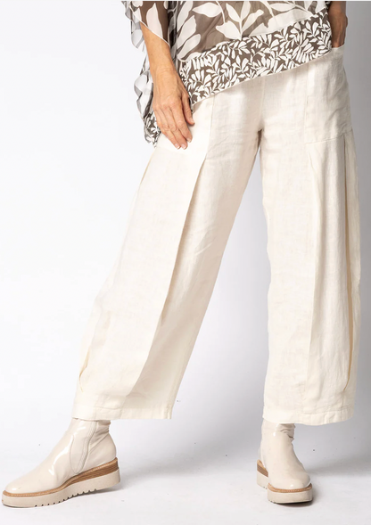 Aurrela | Linen Pants in Cream