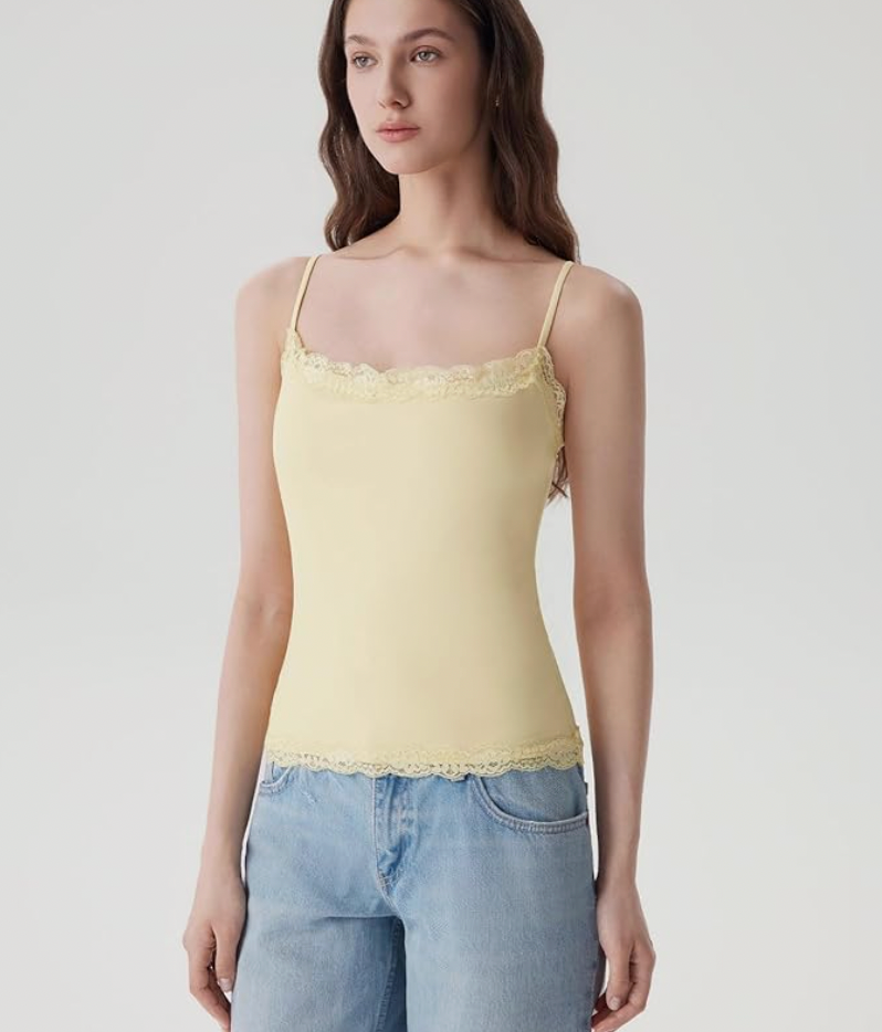 AURRELA | Women's Lace Double Lined Top