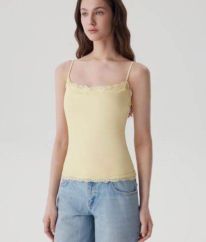 AURRELA | Women's Lace Double Lined Top