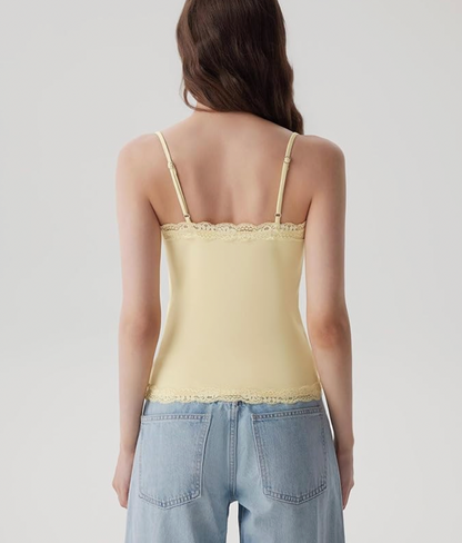 AURRELA | Women's Lace Double Lined Top
