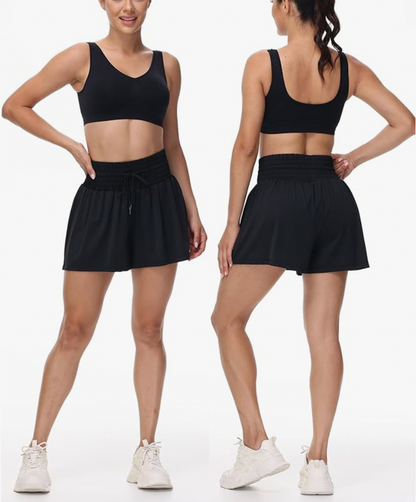 Aurrela | Sports Shorts | High-Waisted Shorts with Pocket